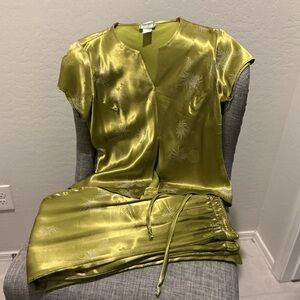 Joules Satin Blouse in Luxurious Gold